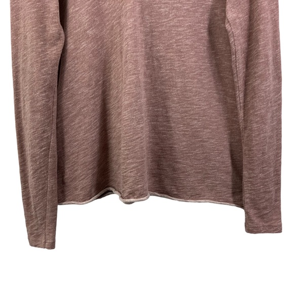 FREE PEOPLE Beach Cacoon Cowl Neck Sweater Long Sleeve Hoodie Top Dusty Rose i7 - Picture 4 of 12